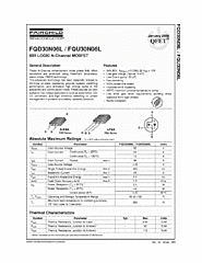 DataSheet FQU30N06L pdf